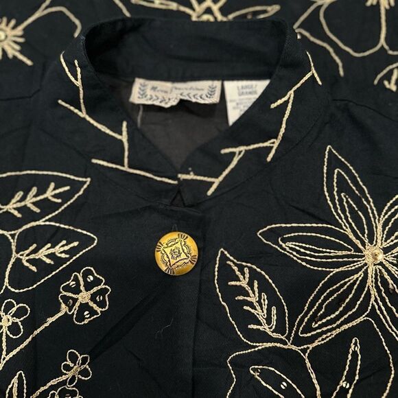 Vintage Embroidered Floral Jacket - Picture 5 of 6